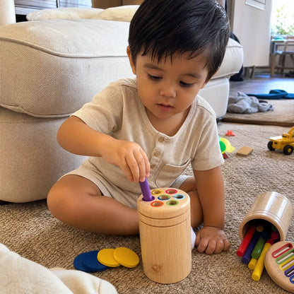 MontiSort | Holz-Farb- Und Formsortierspiel Für Kinder
